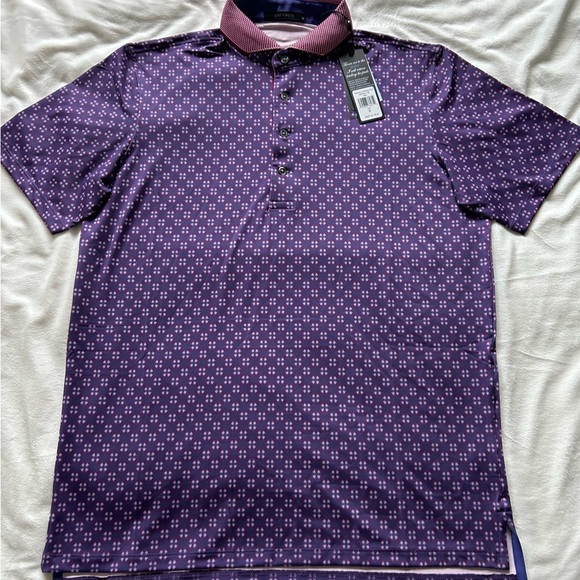 Greyson Other - Greyson Golf Pineapple Express Polo Short Sleeve Shirt Fiddle M